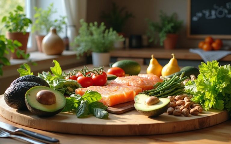 Aliments variés du régime cétogène pour la perte de graisse abdominale.