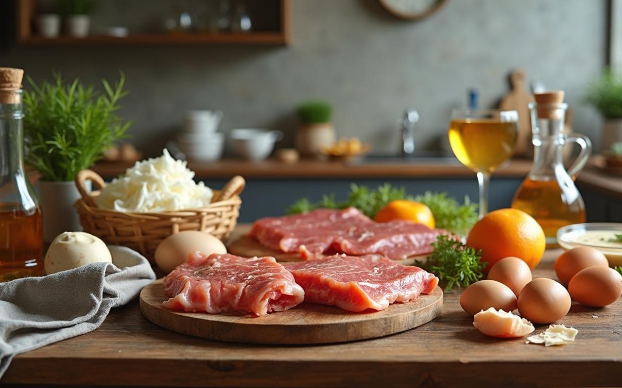 Table de cuisine avec des aliments cétogènes frais pour débutants.