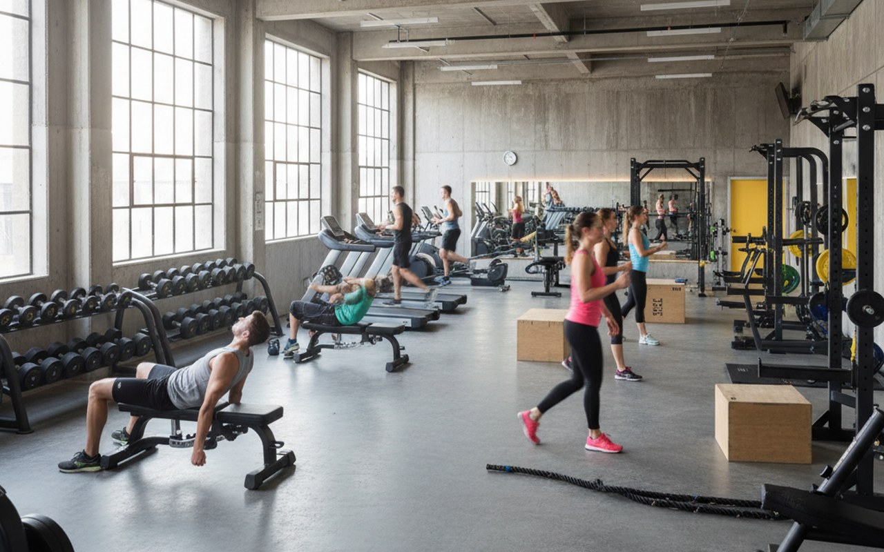 Salle de sport Basic Fit avec équipements modernes et ambiance dynamique
