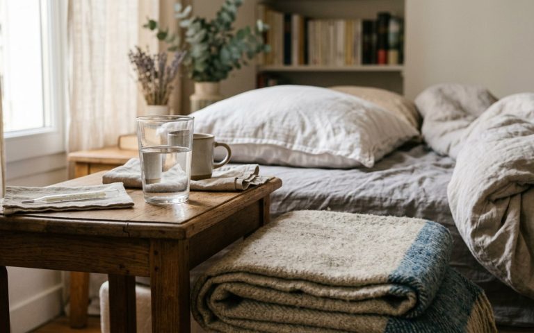 Repos à la maison pendant une mononucléose